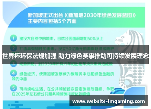 世界杯环保法规加强 助力绿色赛事推动可持续发展理念